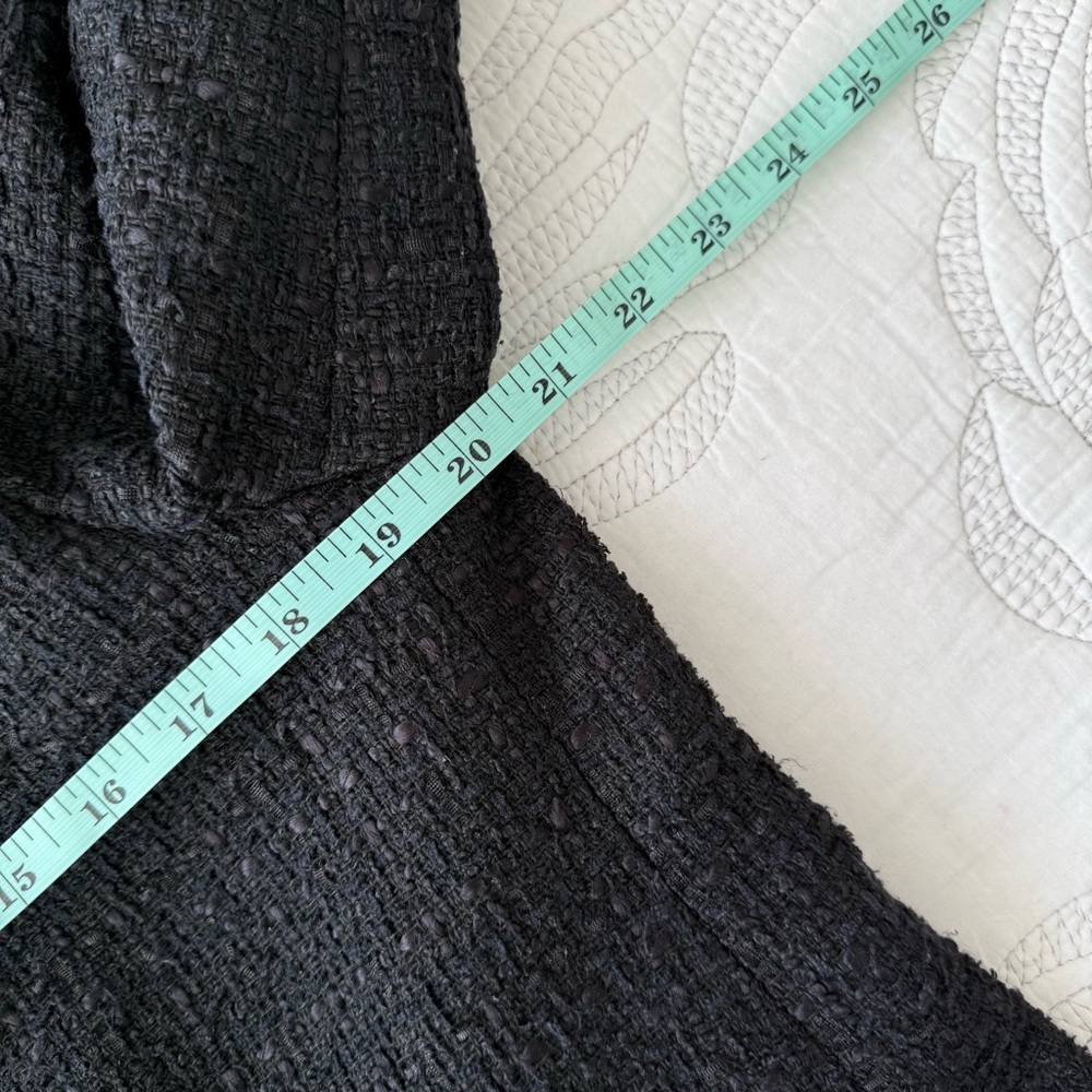 Zara - Double Breasted Textured Weave Blazer - Black - Picture 12 of 13